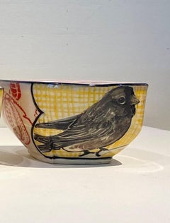 Grey Crowned Finch Bowl