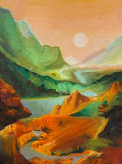 Landscape Drawings and Watercolors