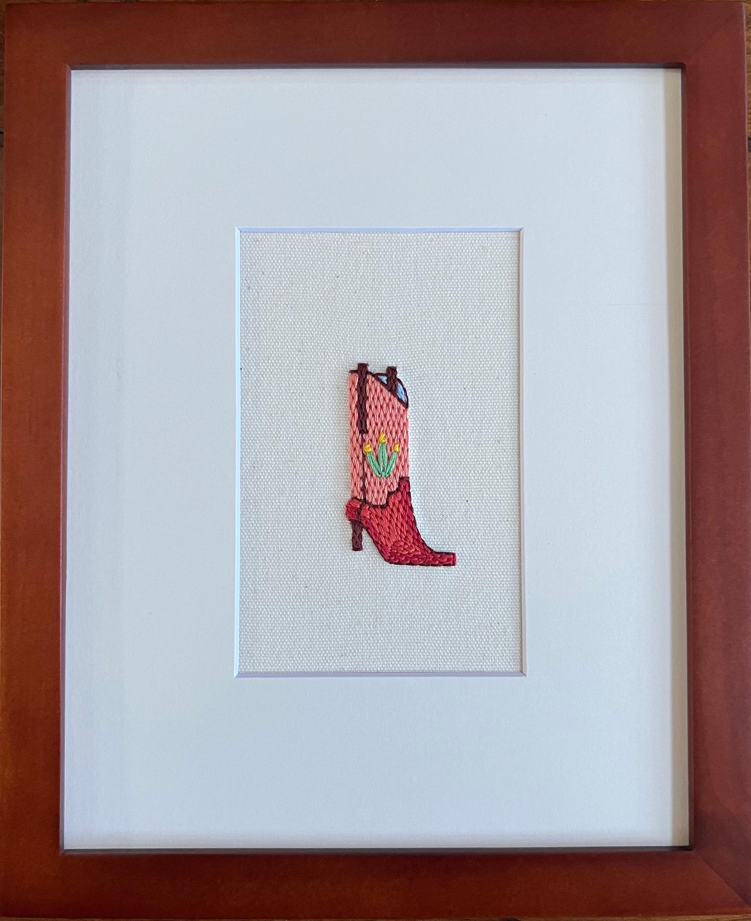 Nancy Boot - Mixed Media Art Contemporaneo di Jane Reichle