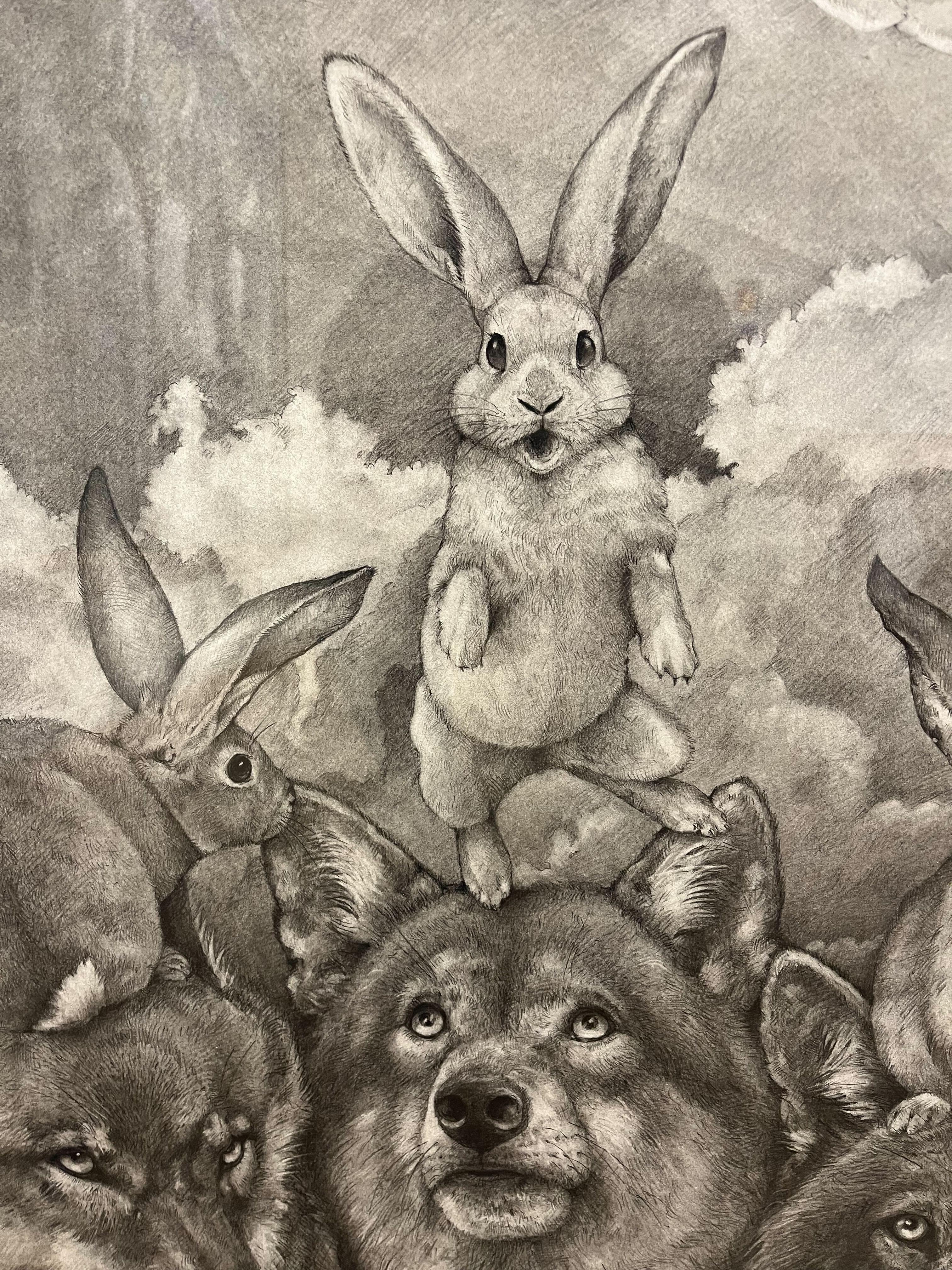 Adonna Khare ist eine amerikanische Meisterin des Karbonstiftes. Ihr Stil wurde mit den fotorealistischen Illustrationen von Audubon verglichen, aber die surrealen Welten und seltsamen Bewohner, die sie erschafft, können nur ihrer Fantasie