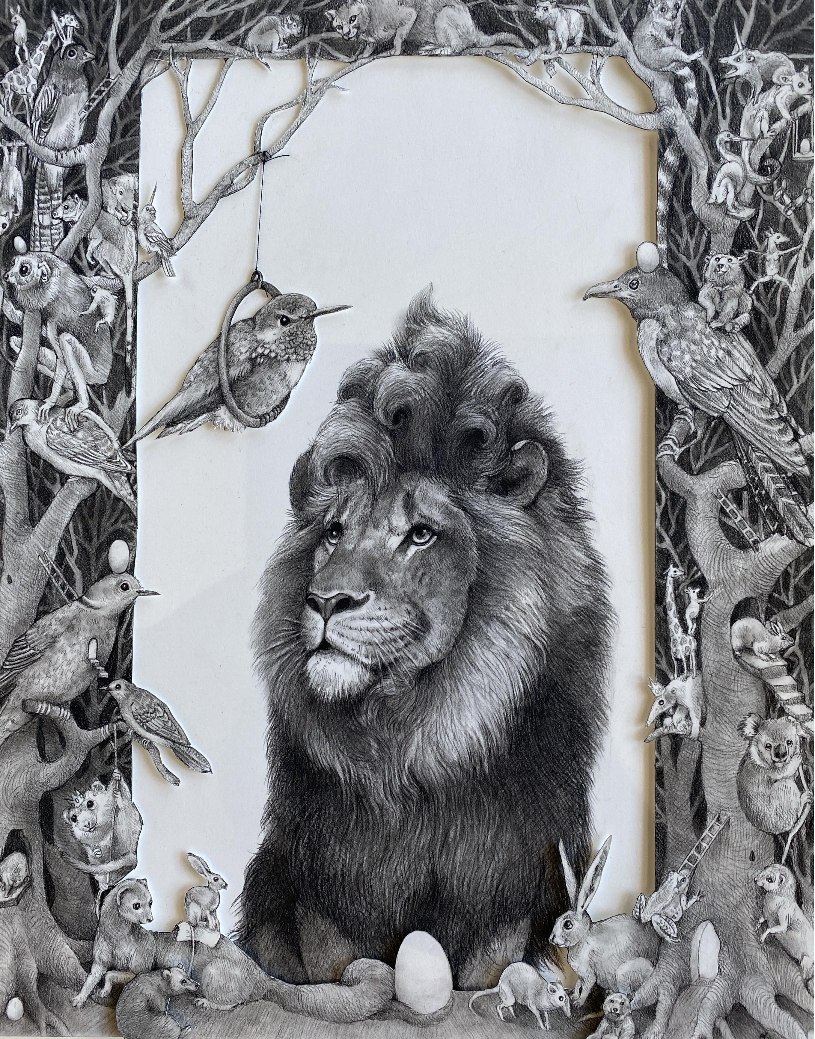 The Lion - Art by Adonna Khare