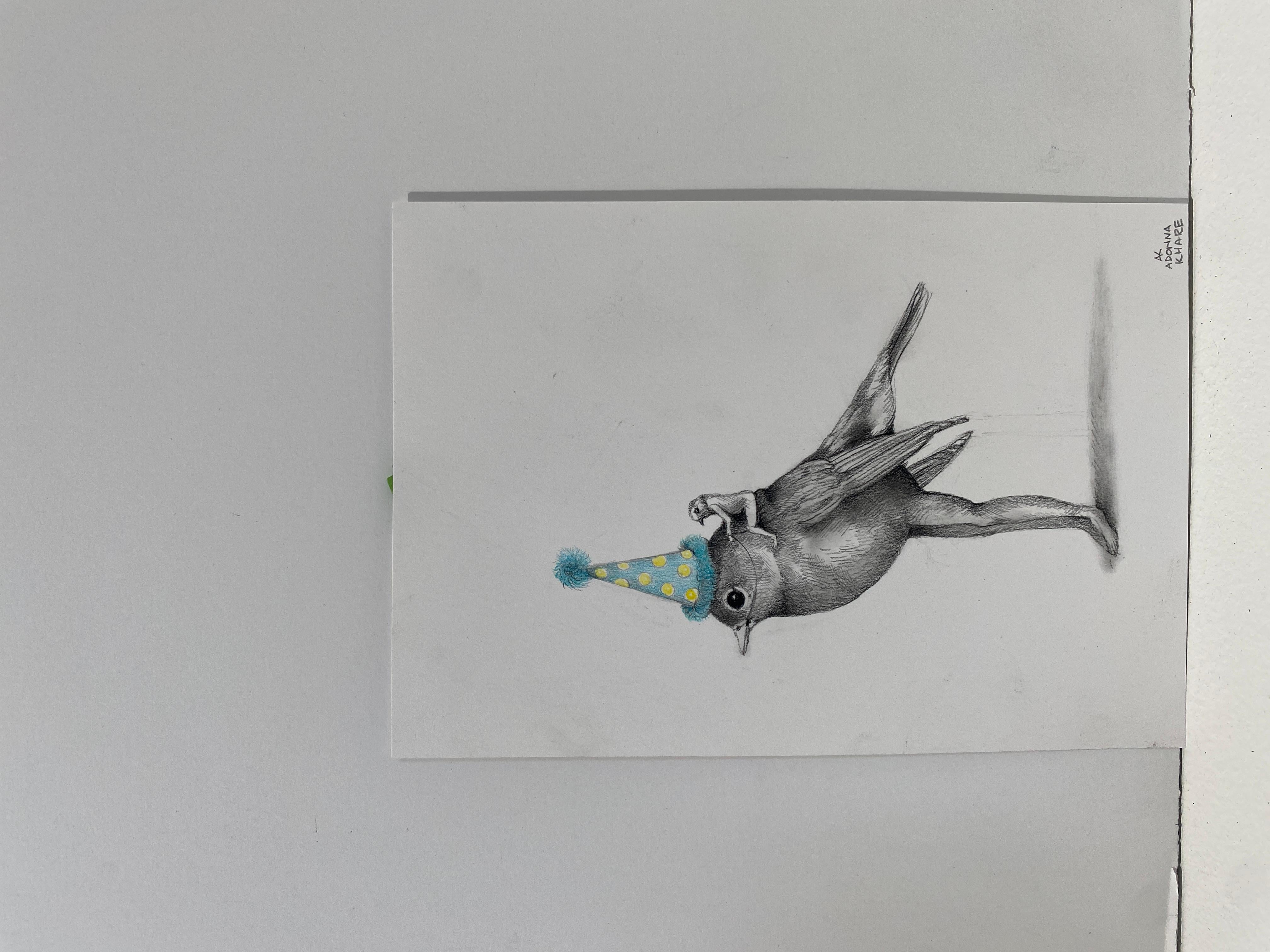 Chapeau de fête - Contemporain Art par Adonna Khare