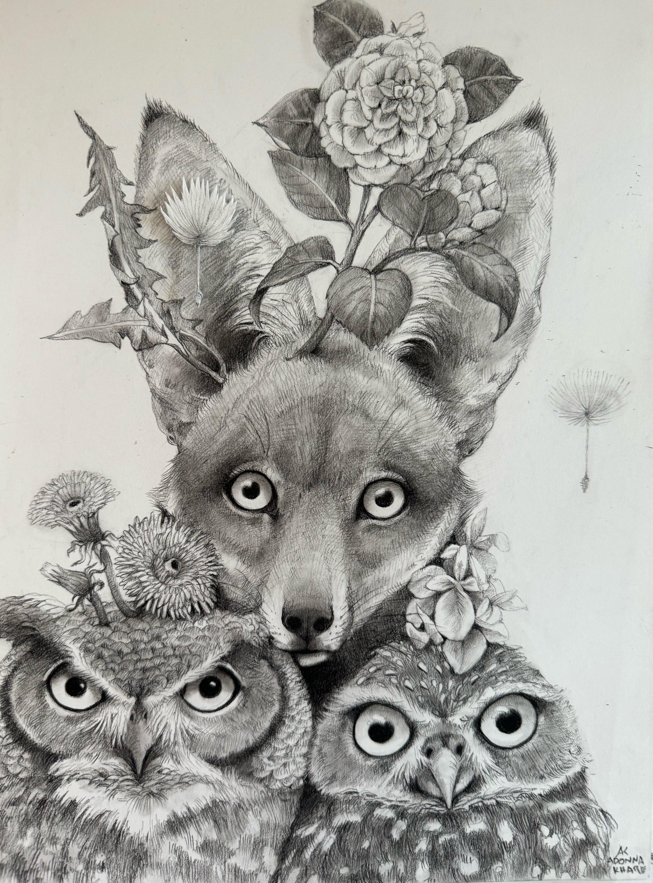 Renard et hiboux