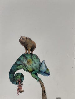 Camaleón Oso Flamenco