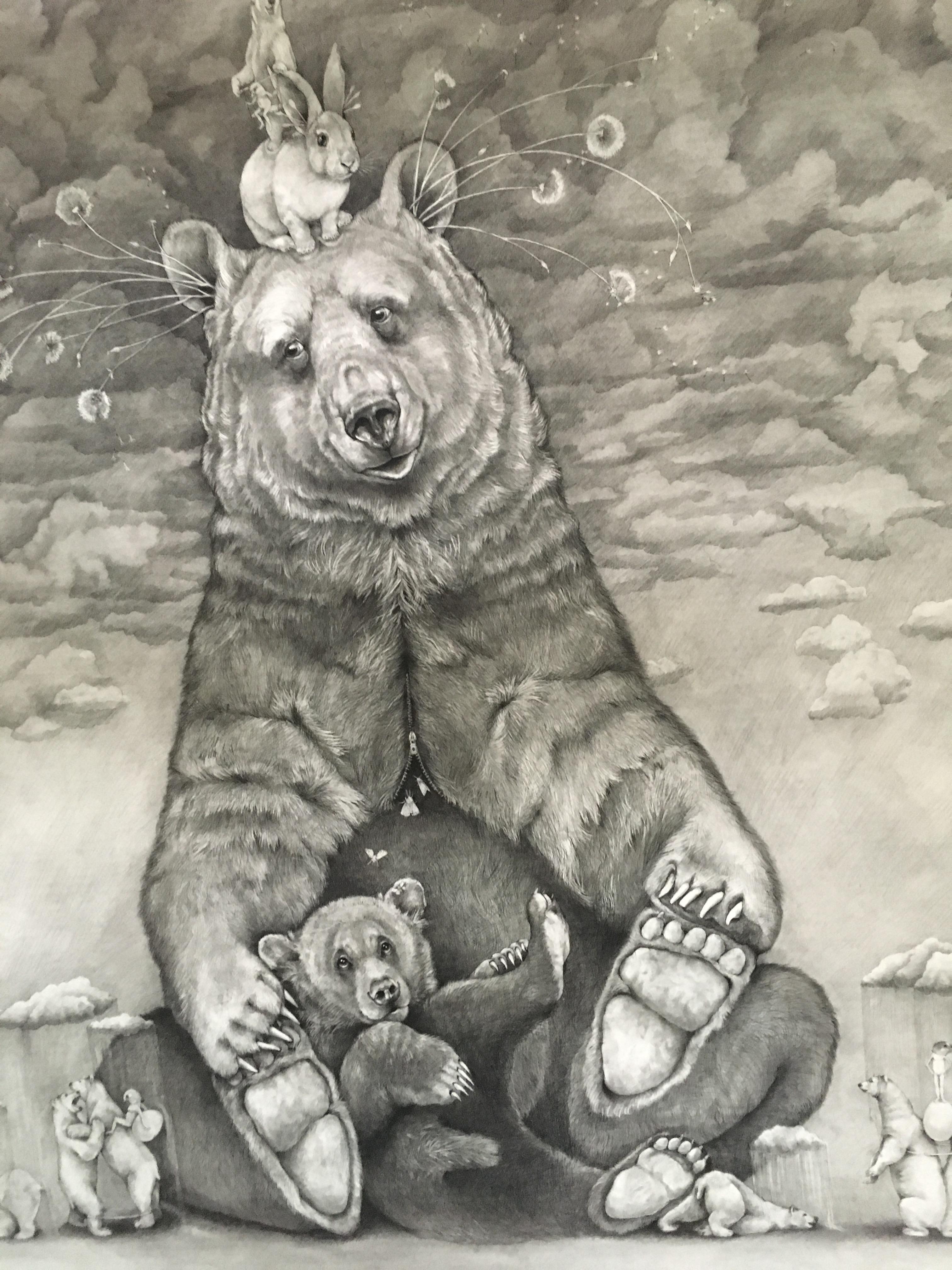 Grizzly-Mutter – Art von Adonna Khare