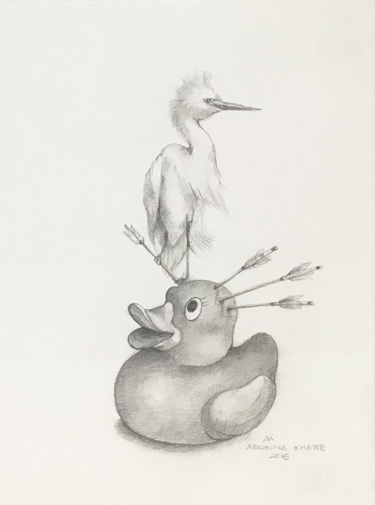 Adonna Khare Rubber Duck with Arrows For Sale at 1stDibs rubber duck drawing realistic