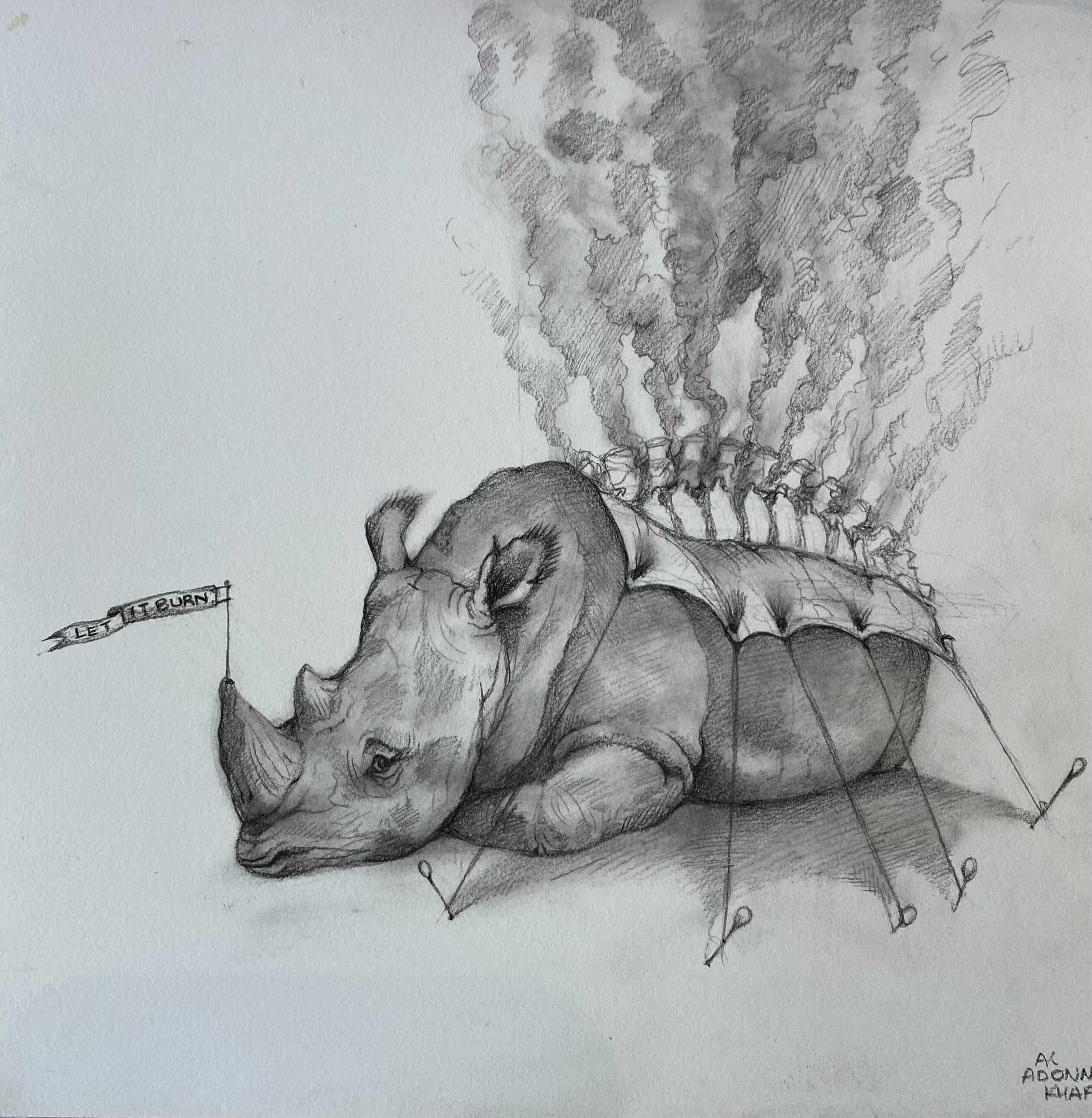 Adonna Khare Animal Art - Let It Burn