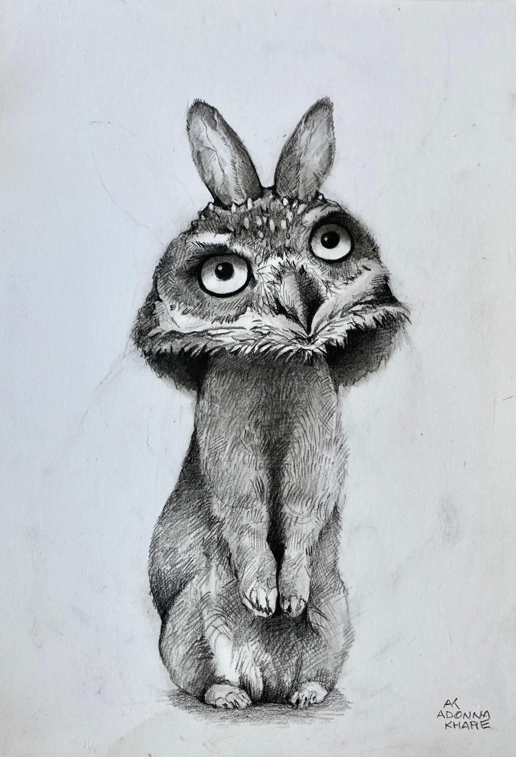 Owl Bunny - Art by Adonna Khare