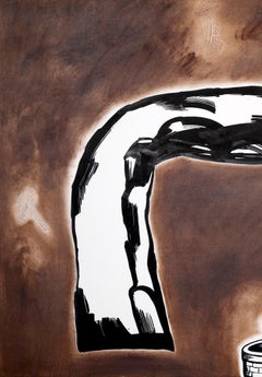 "Cave of Desire", Contemporary, Pastel, Ink, Drawing
