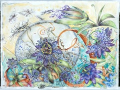 "Home Again, Home Again, Jiggity Jig", Contemporain, Dessin à l'aquarelle