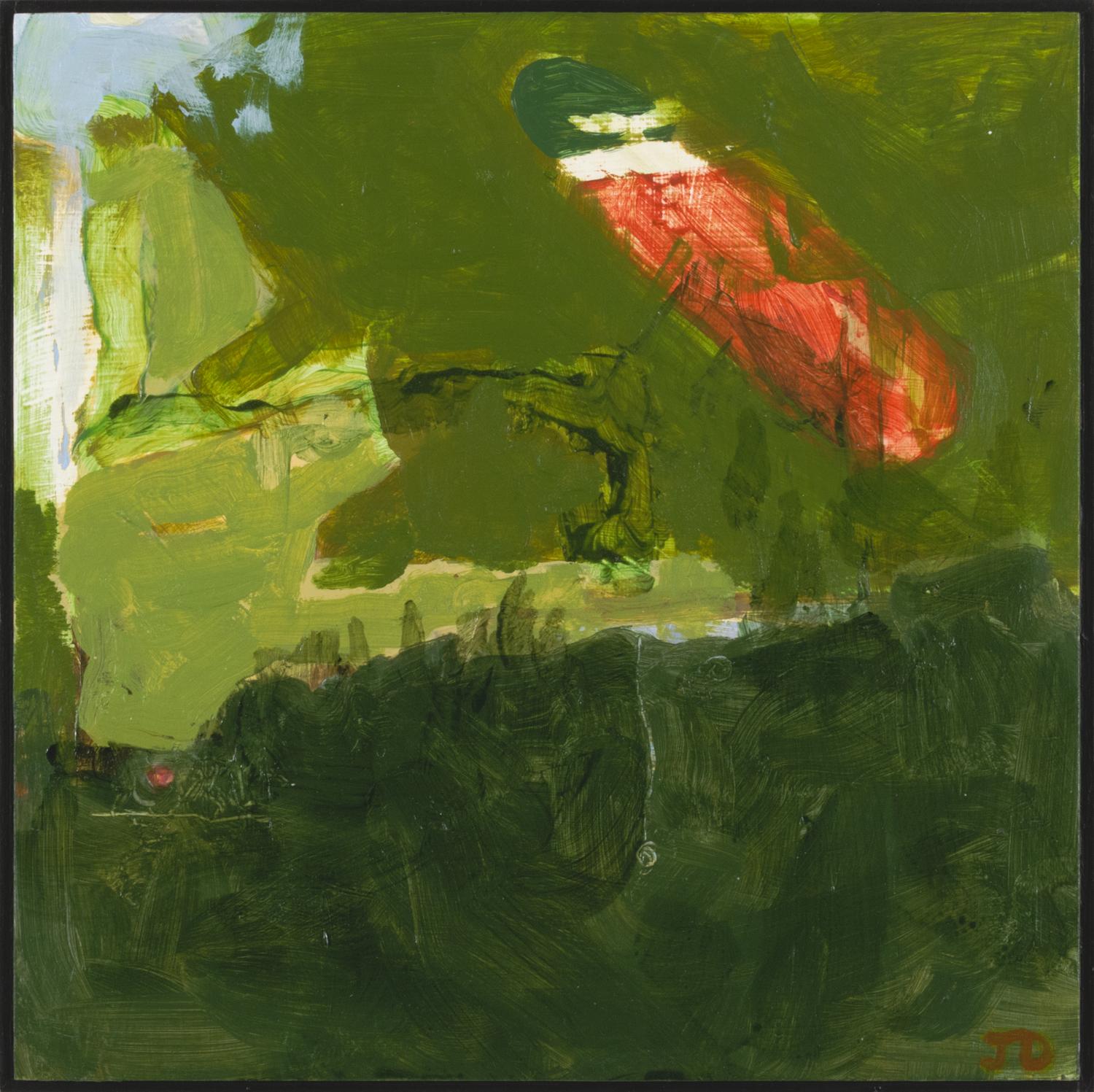 John J. Daly Abstract Painting - "Ipswich  V, " John Daly, acrylic, painting, panel, landscape, contemporary