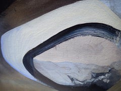 "Sea Change", mixed media, abstracted seascape, oil, painting, graphite