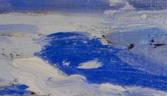 "End of Giant Stairs", oil painting, seascape, expressive, coast, Maine, vibrant