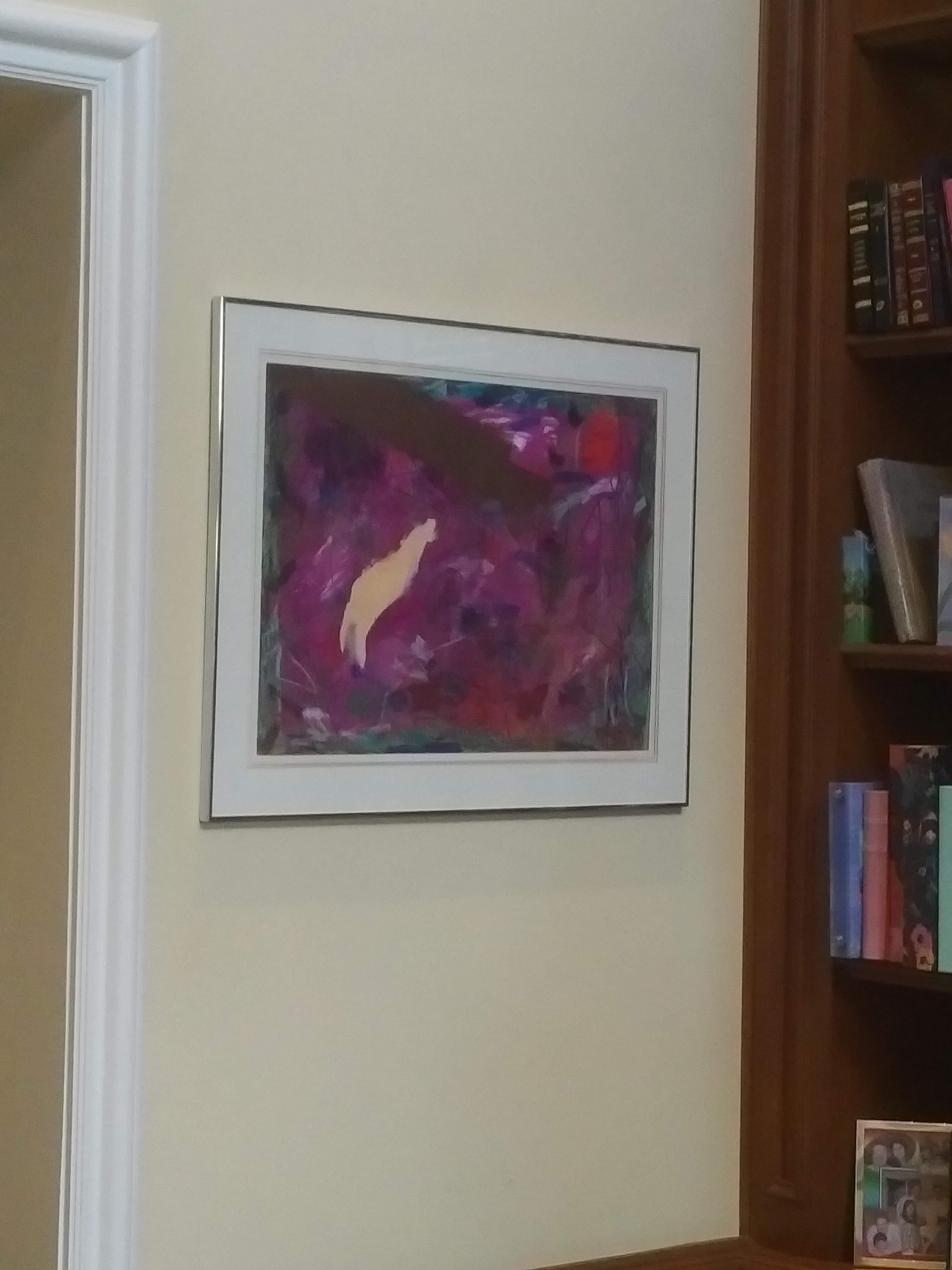 Somos Vendedores Platino de 1stdibs, con un 100% de opiniones de 5 estrellas.

Del patrimonio de Irving Zucker.  Anteriormente expuesta en la Galería de Arte de Hamilton.  Un bello ejemplo de las obras fundamentales de Greck.  Enmarcado bajo