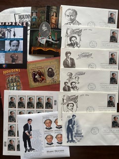 Colección de sellos del primer día de emisión de Houdini