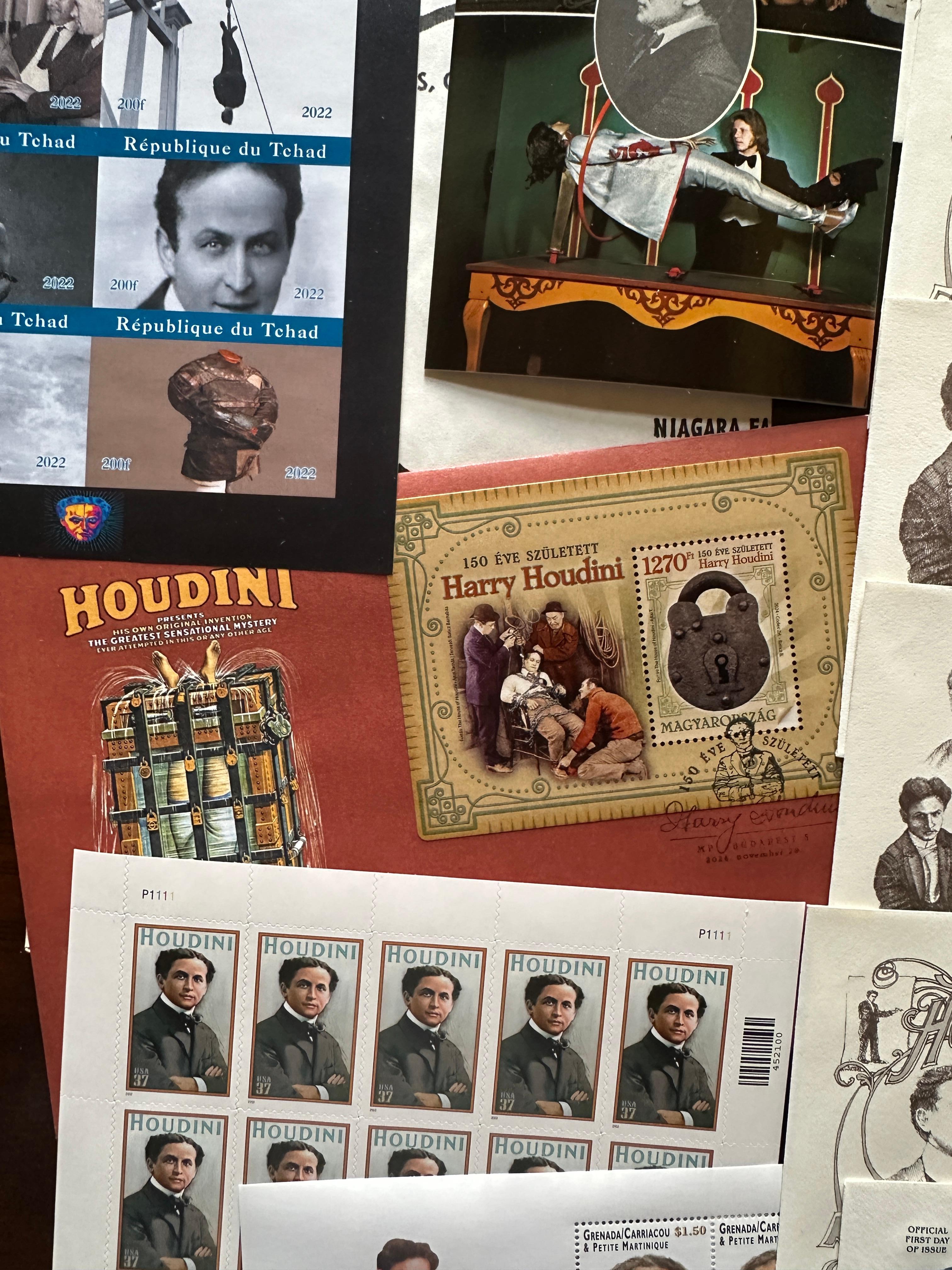Estampilles Houdini premier jour d'édition collection en vente 5