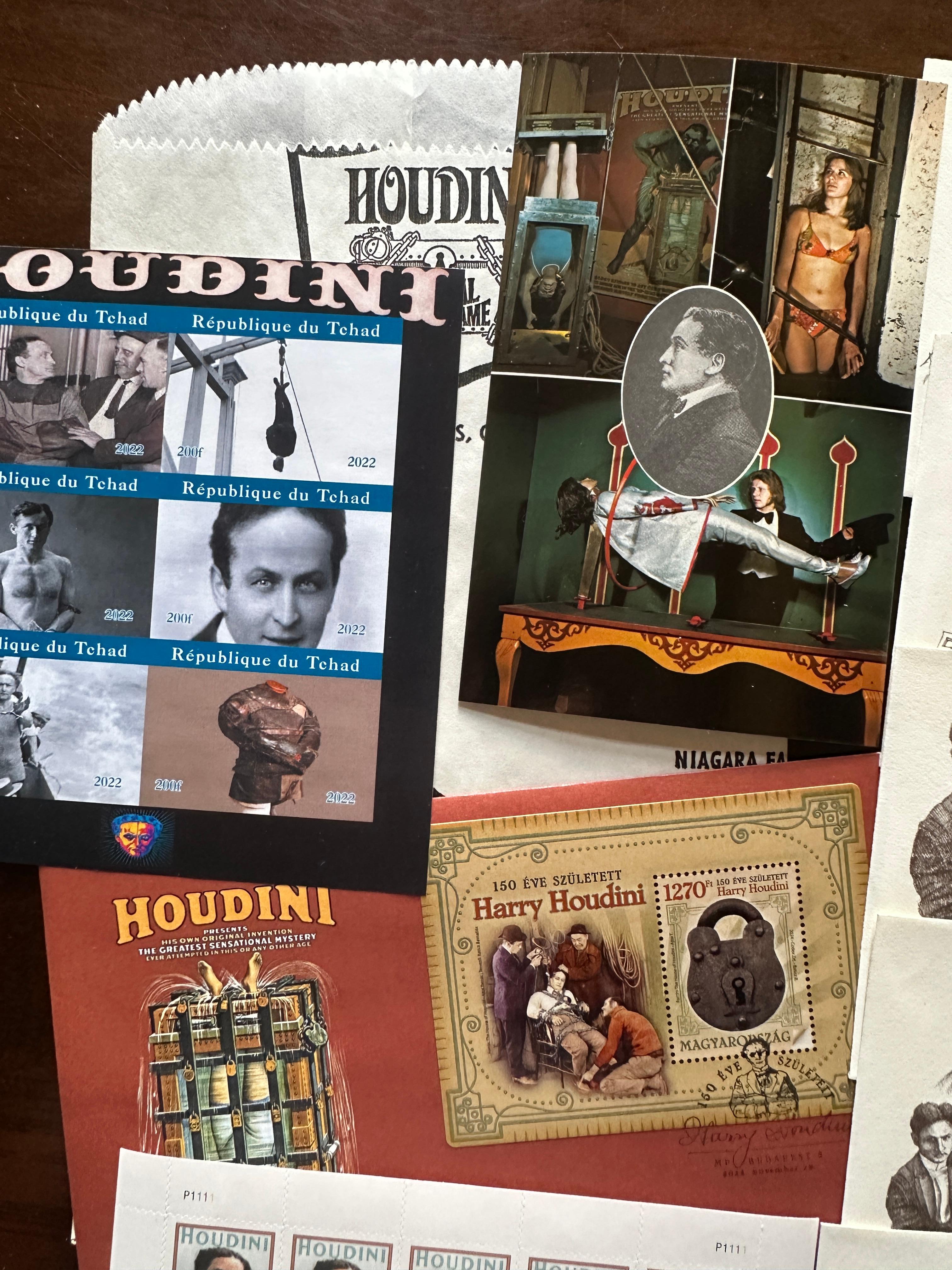 Estampilles Houdini premier jour d'édition collection en vente 4