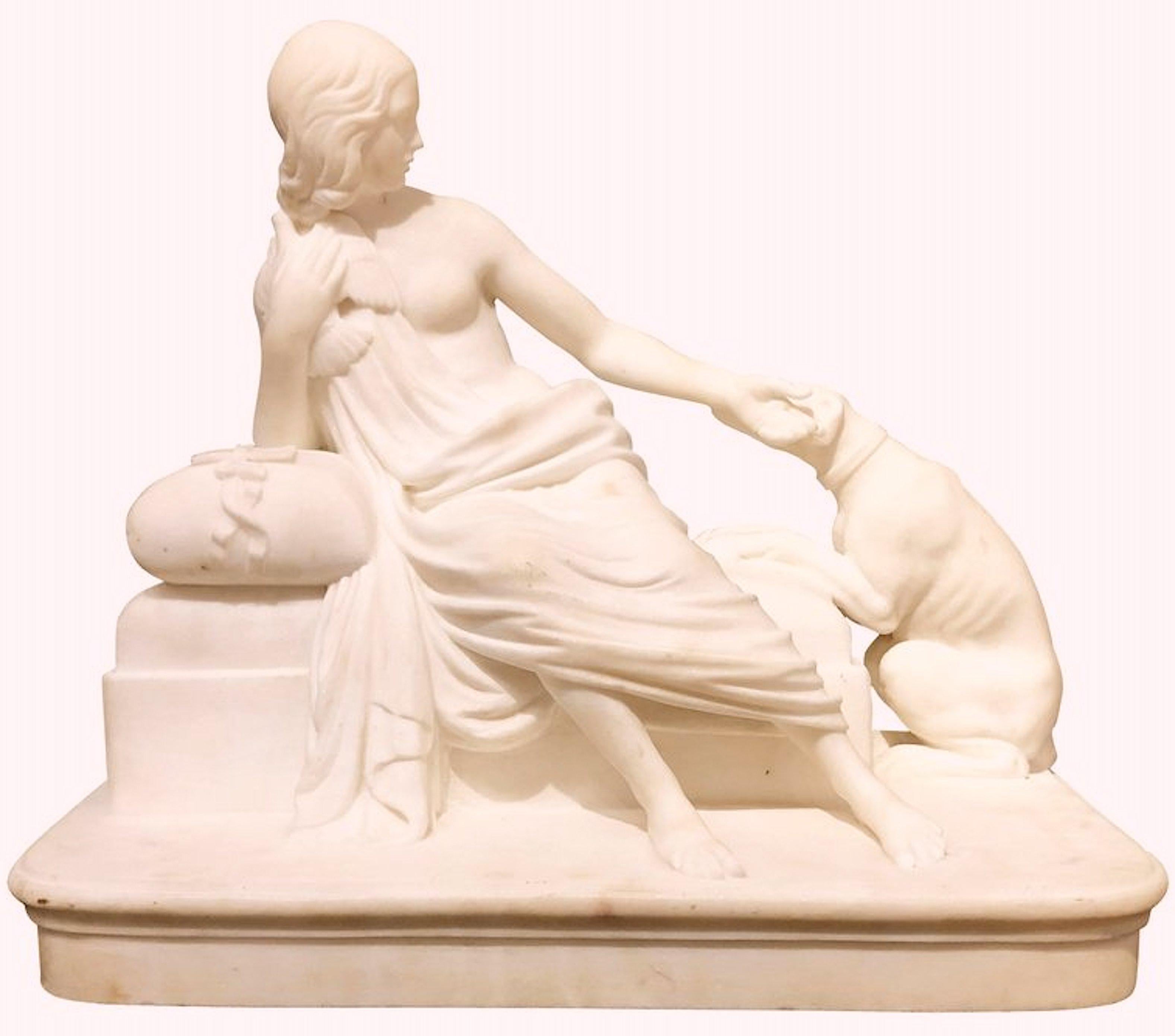 Holme Cardwell Figurative Sculpture - Her Faithful Companion