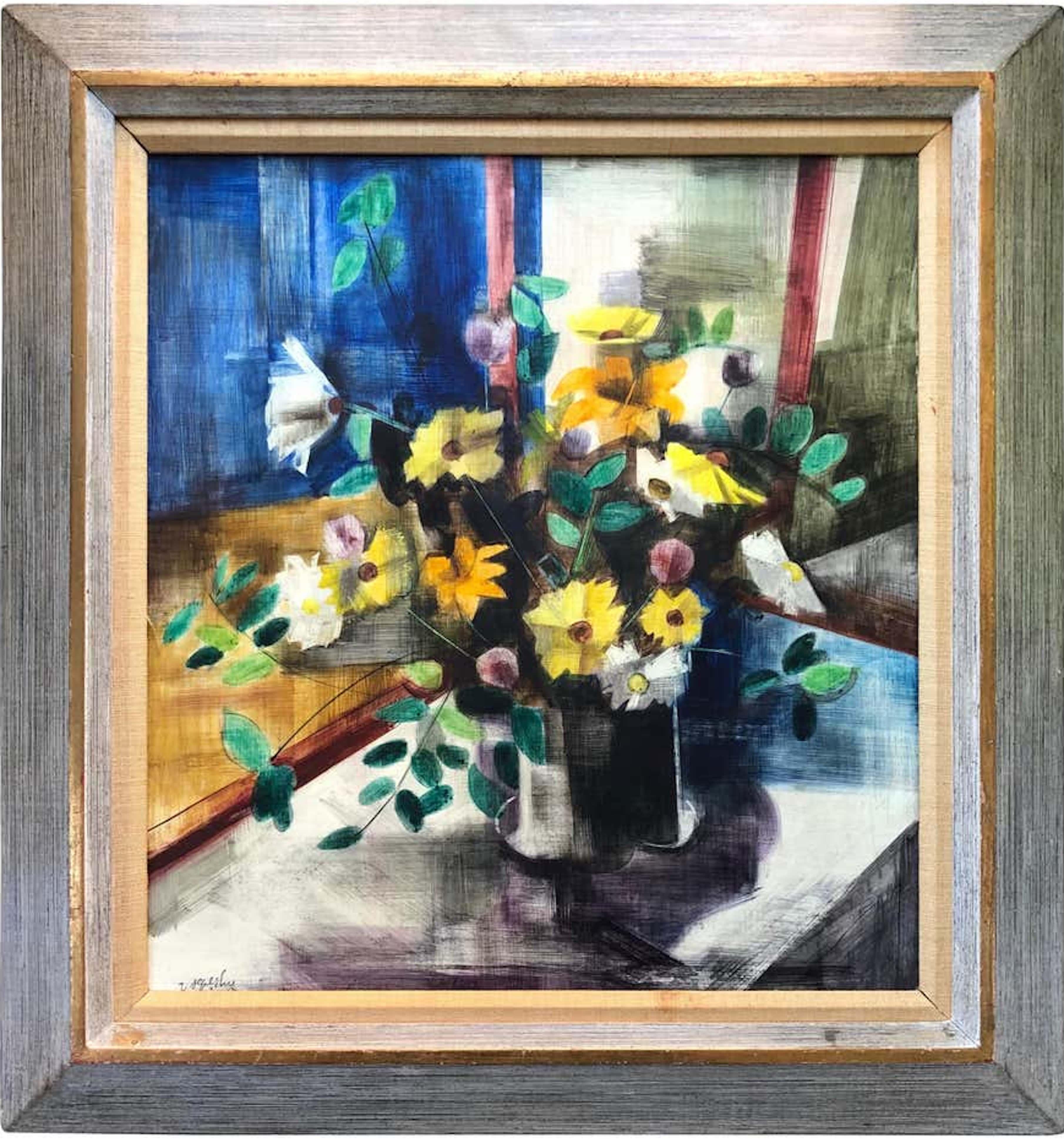Zoltan Sepeshy Still-Life Painting - A Still Life of Flowers