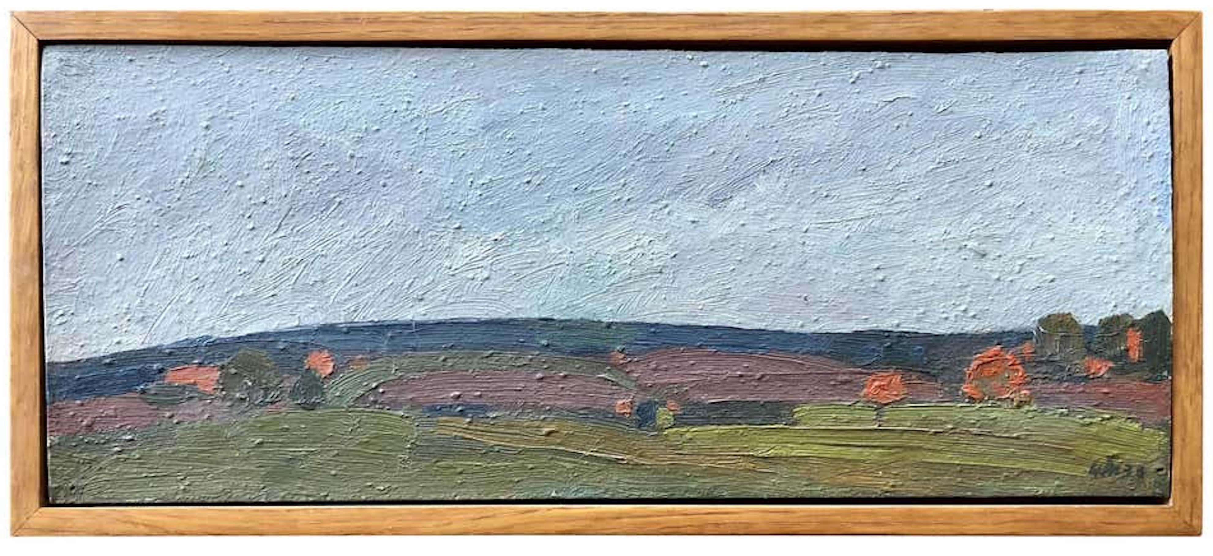 Nikolai Timkov Landscape Painting – Landschaft mit Hügeln