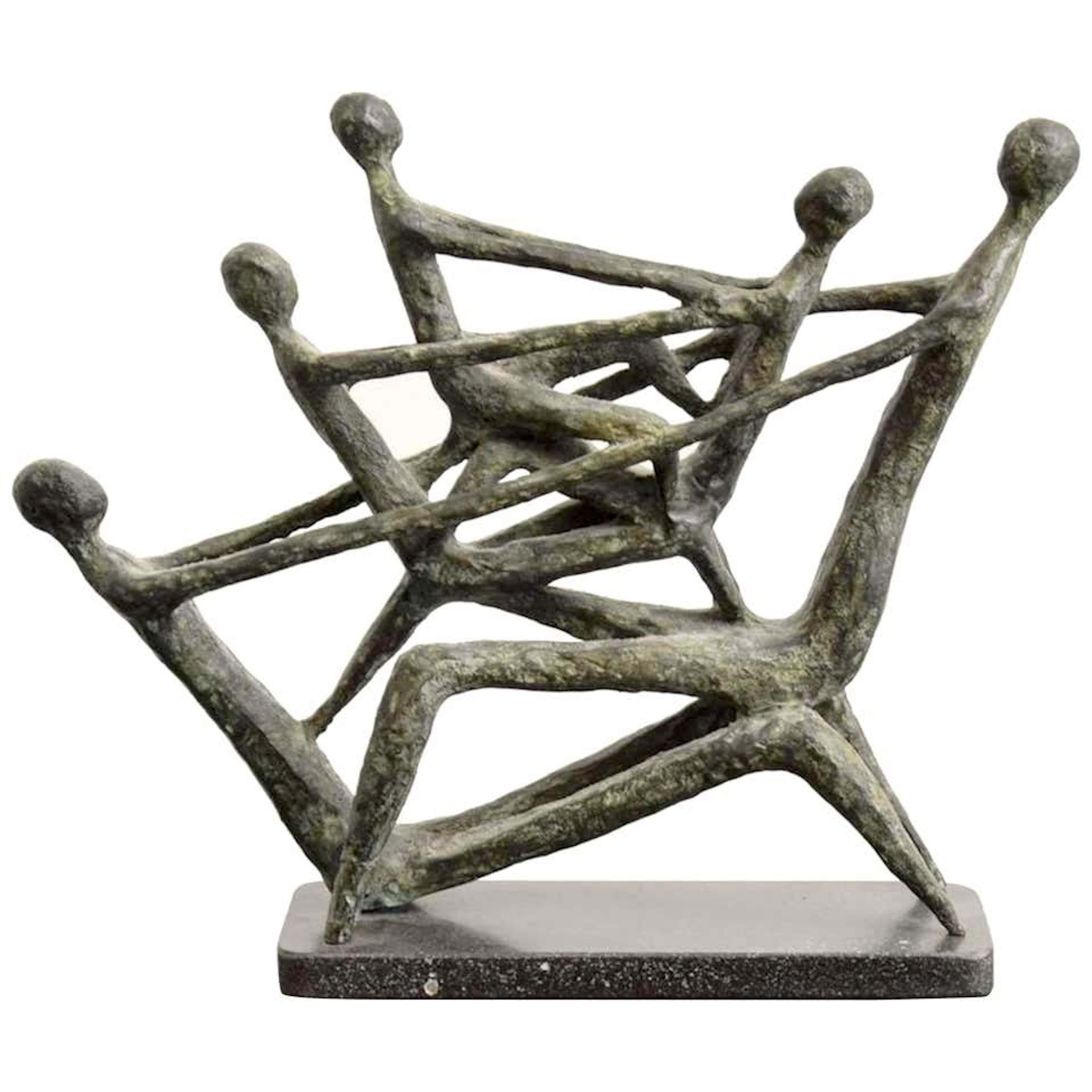 Azriel Awret Abstract Sculpture - Abstract Figurative 