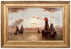 Ships in the Calm Harbor