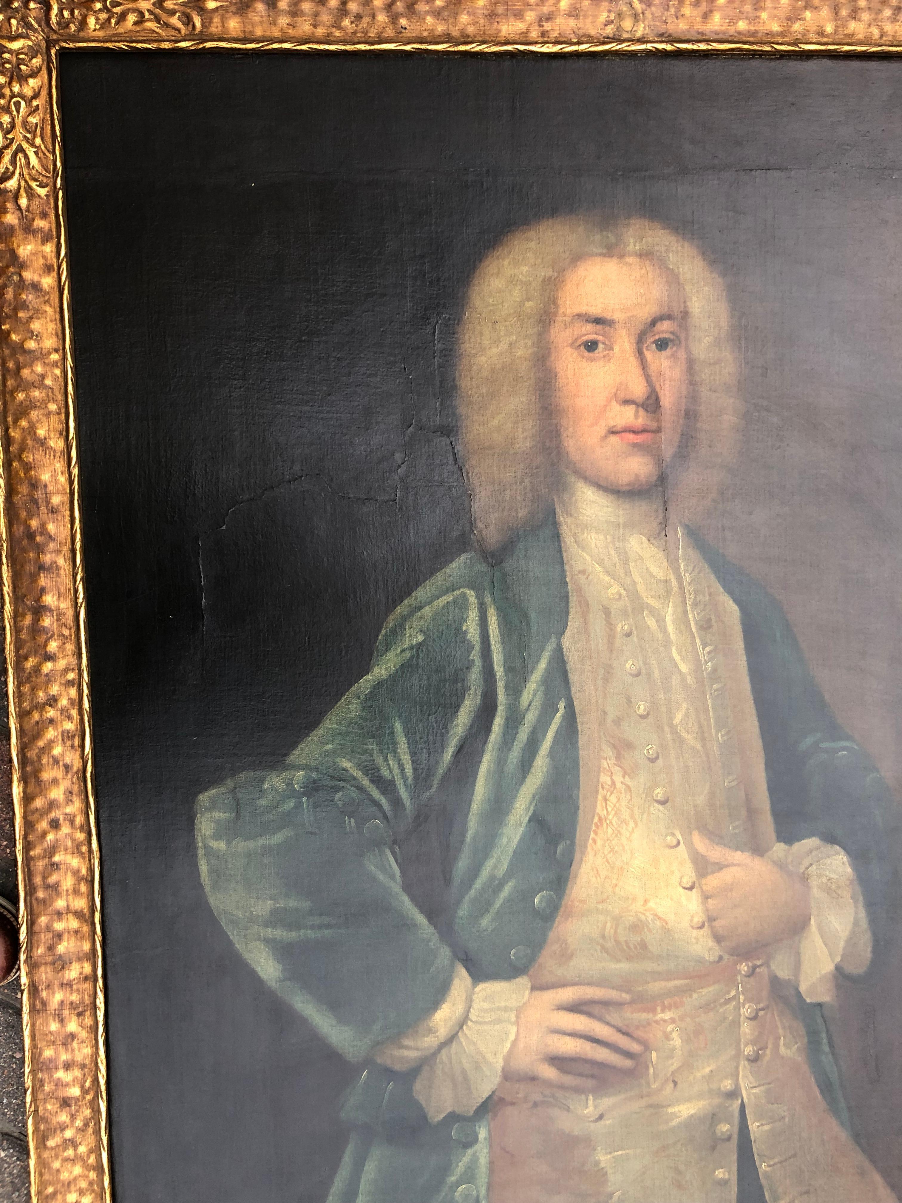 Portrait of a Gentleman  - Old Masters Painting by (Circle of) Sir Godfrey Kneller