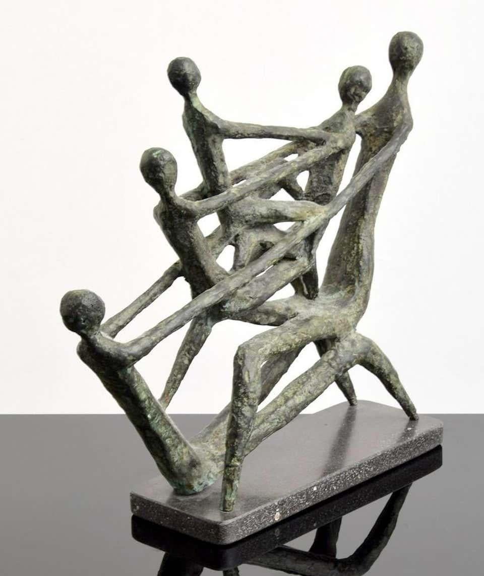 Abstract Figurative  - Modern Sculpture by Azriel Awret