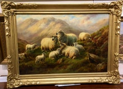 William Harold Watson - Victorian style Highland Scottish cattle and sheep  in the wilds of Scotland at 1stDibs | cattle polt