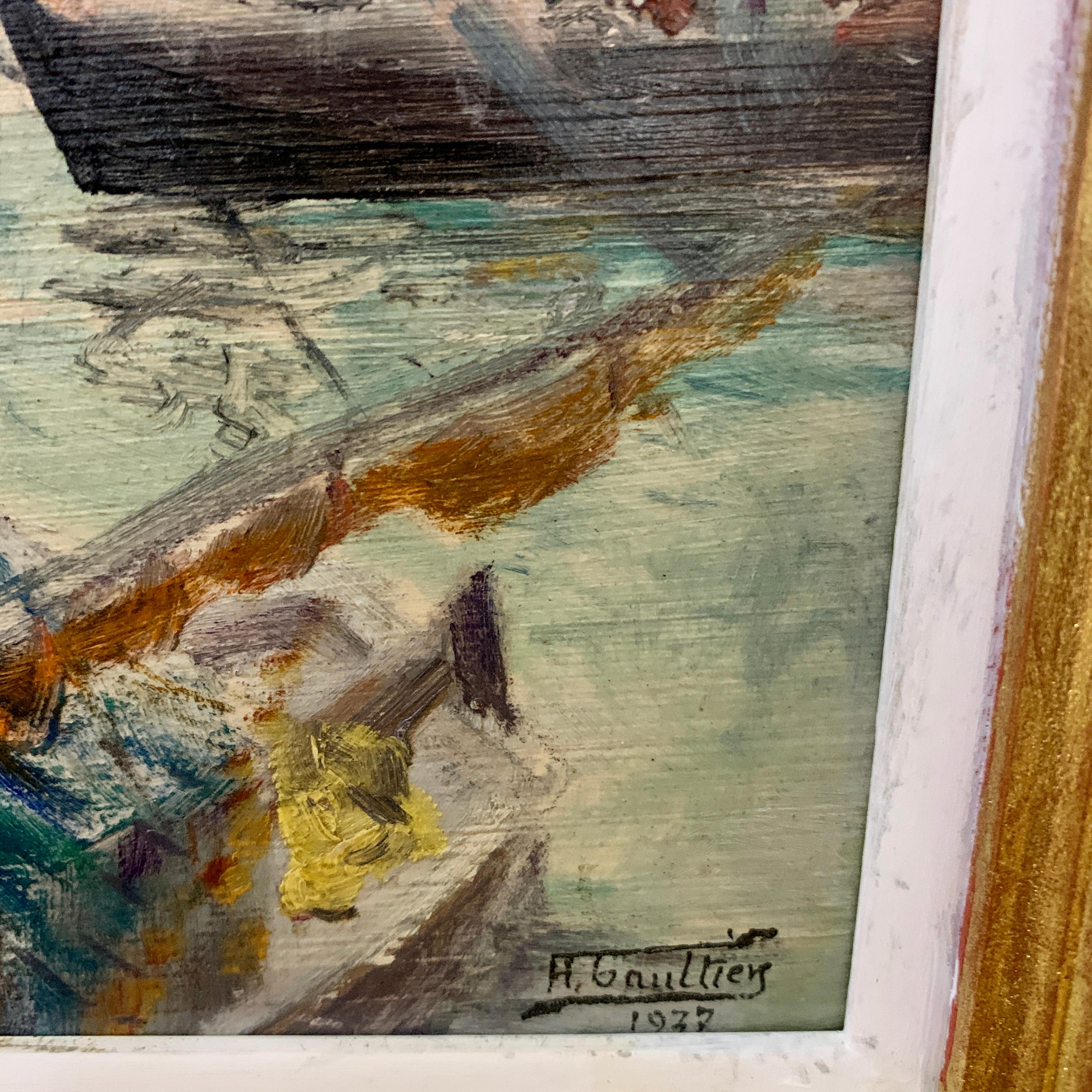 impressionist boats