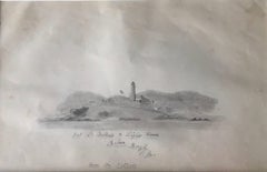 An American school  view of Fort St.Antoino, Bahia, Brazil, circa 1868 