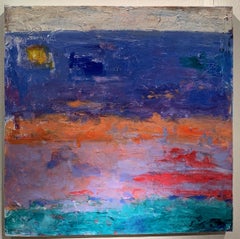 Abstract expressionist reflections of the Sea, beach and landscape