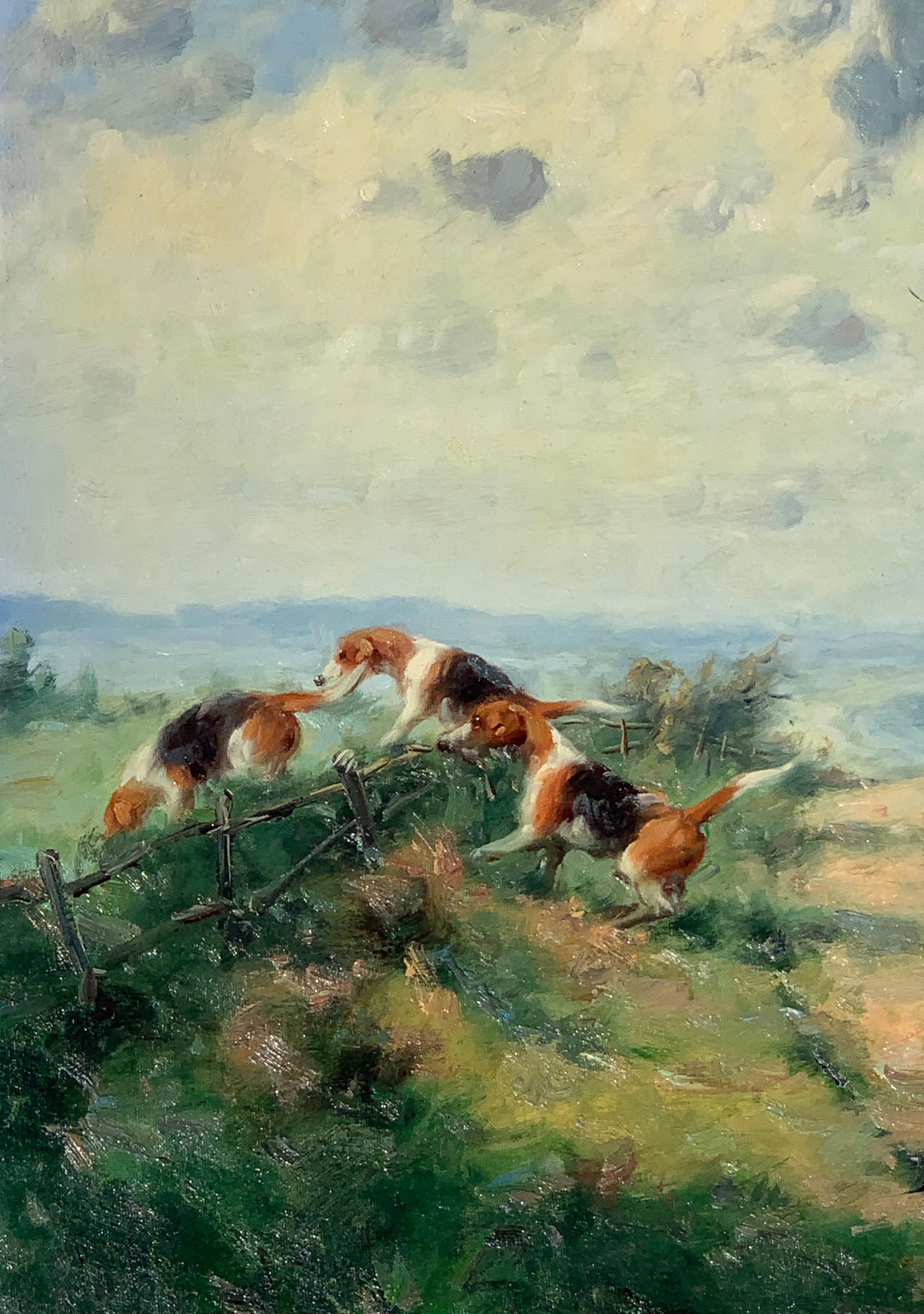 english fox hunt painting