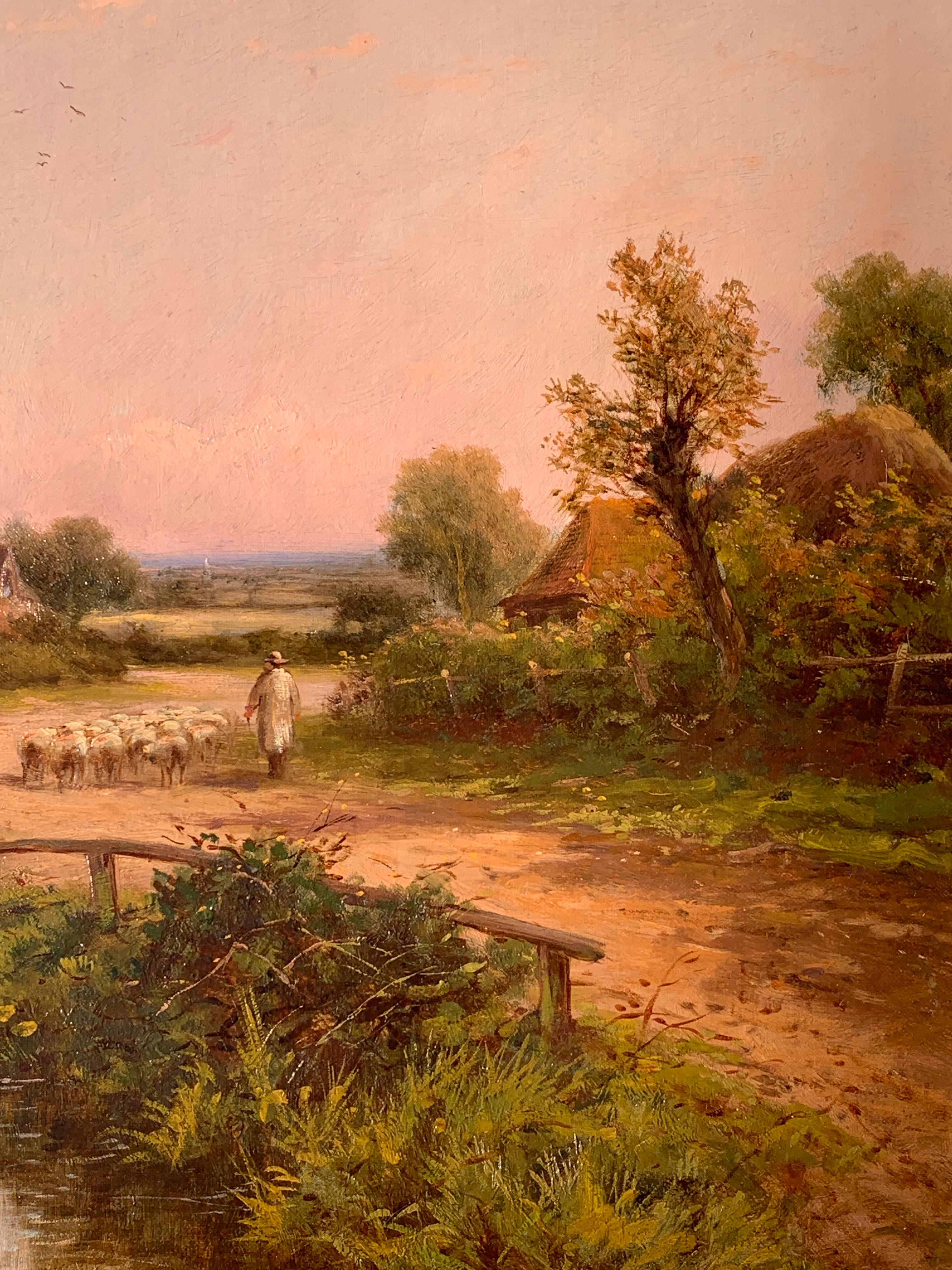 19th Century Victorian English cottage landscape 1
