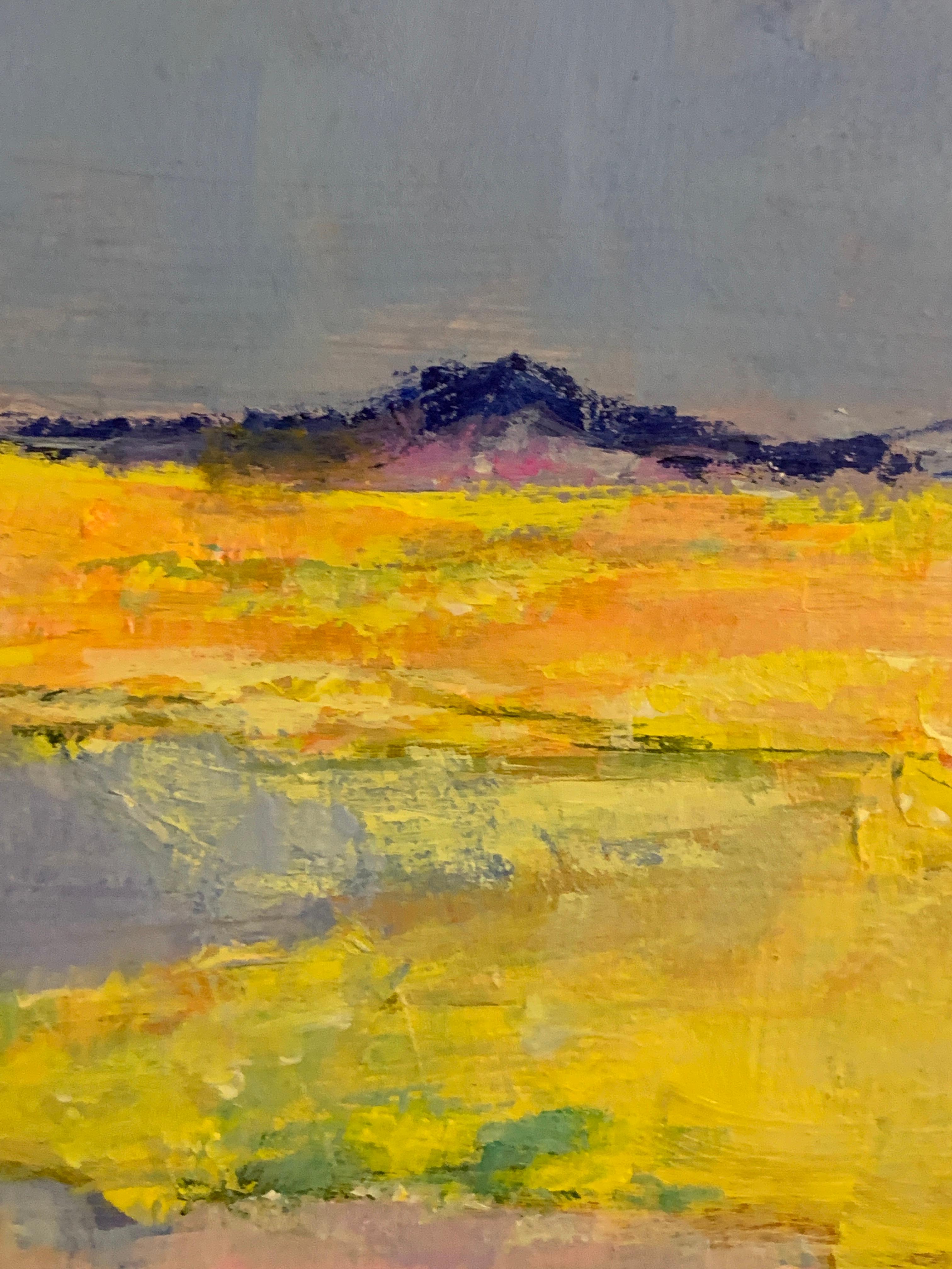 English Impressionist view of a Cornfield landscape in Provence,  France 1