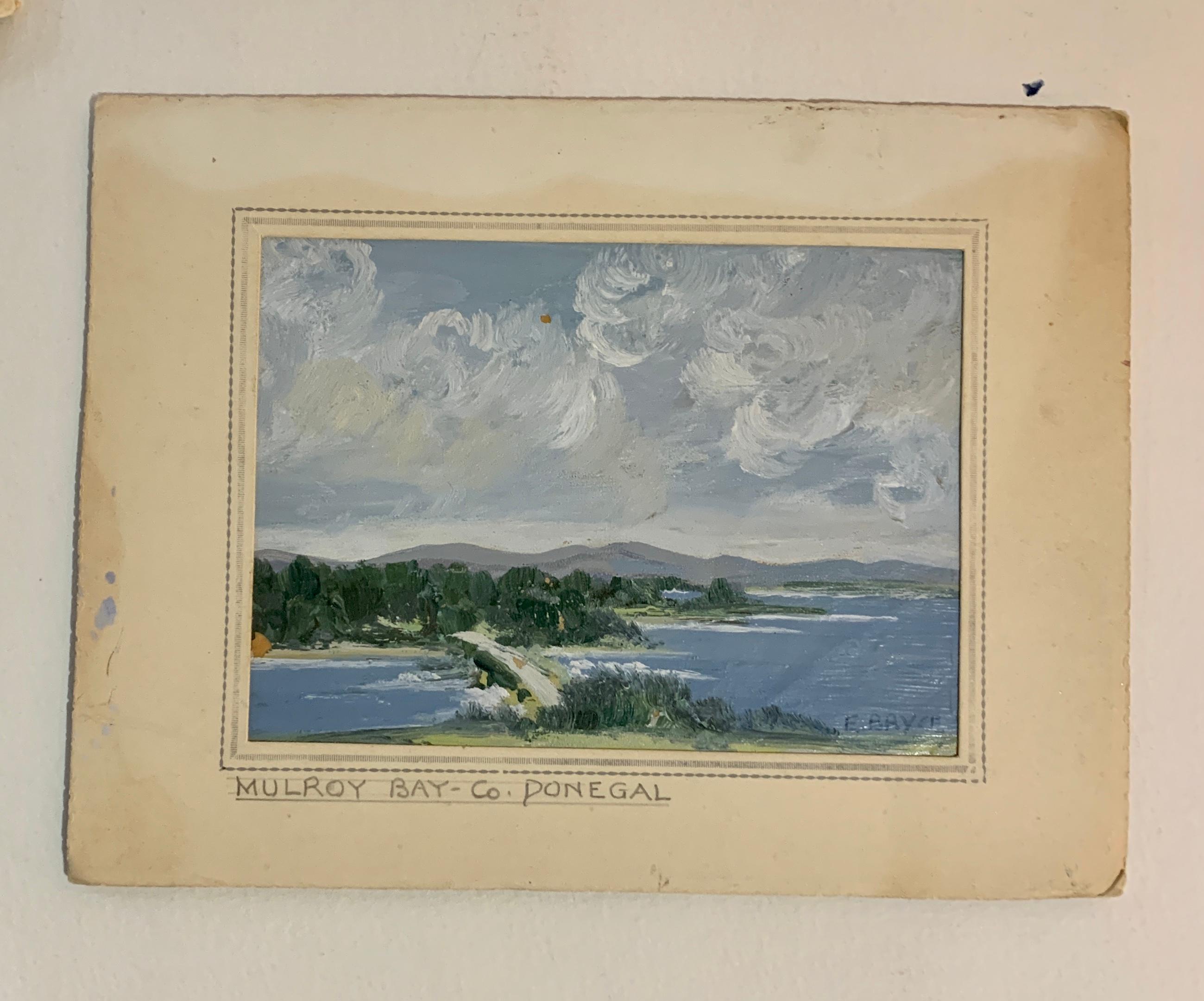 Irish mid century river landscape, Mulroy Bay, Co. Donegal