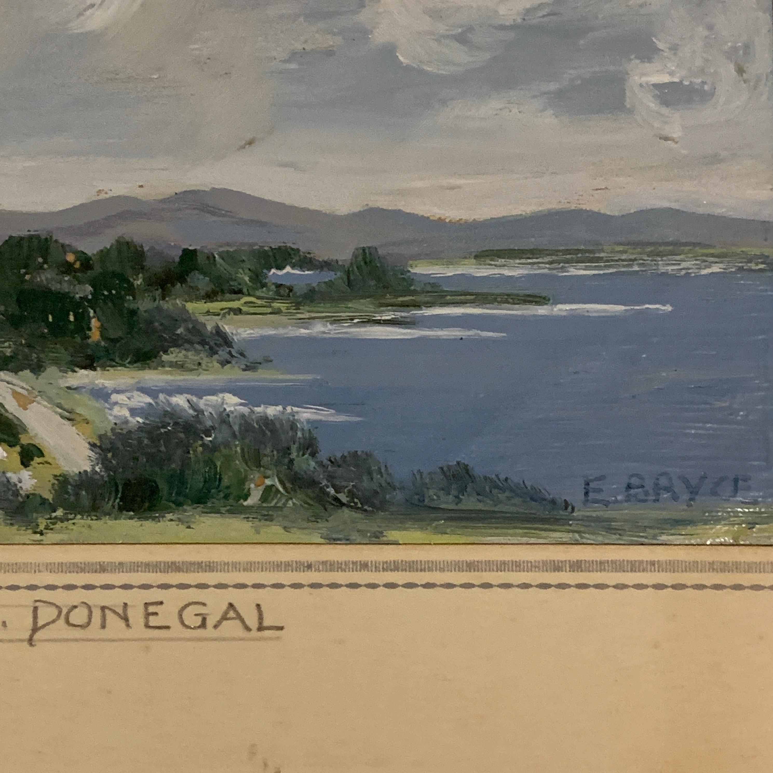 Irische Flusslandschaft aus der Mitte des Jahrhunderts, Mulroy Bay, Co. Diener: „Negal“ (Impressionismus), Painting, von F.Bryce