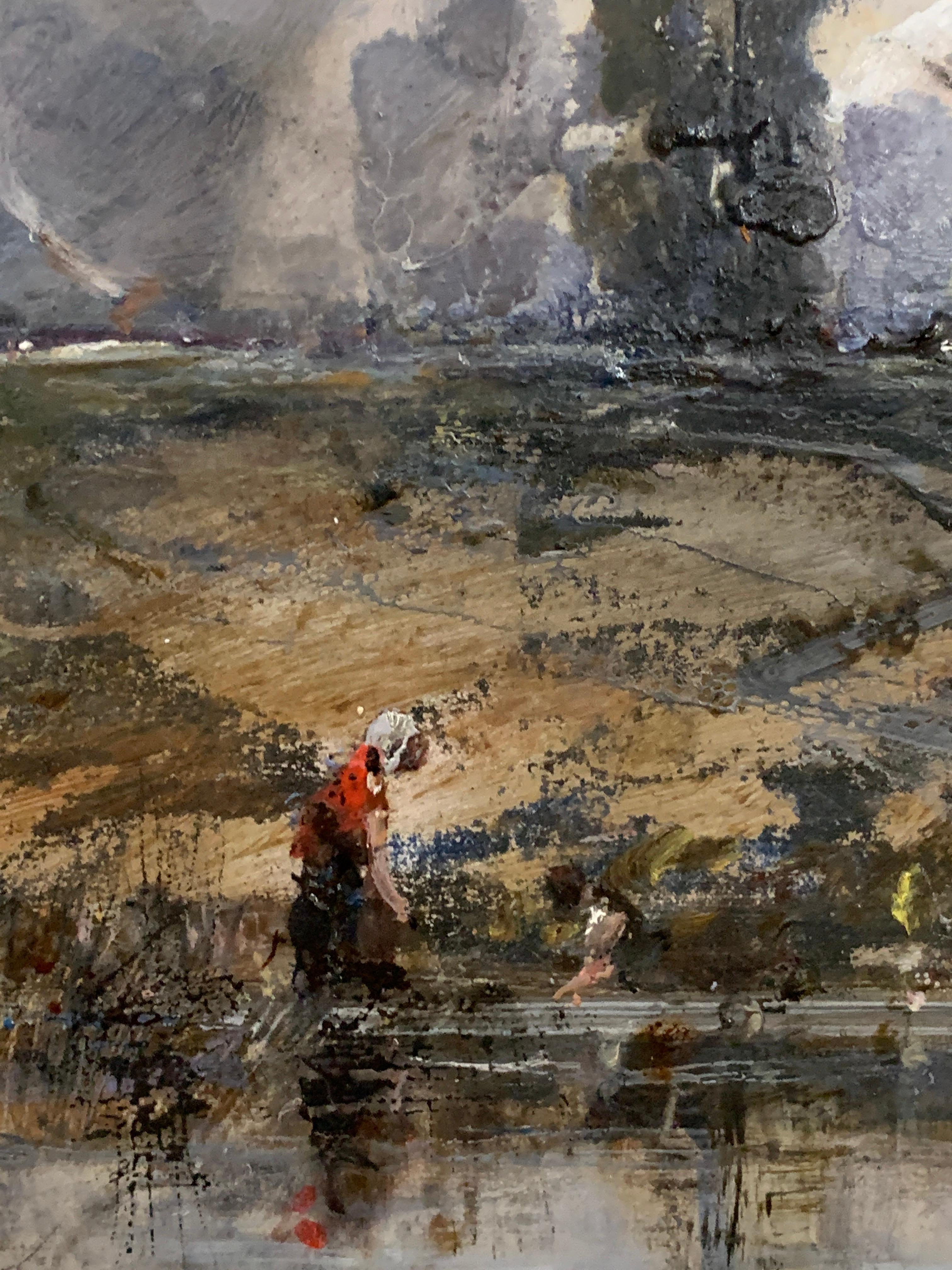 A Cloudy Day, English Impressionist Paesaggio fluviale con figura e cottage, circa 1922.

Alexander Fuller Maitland dipinse soggetti costieri e marine. Ha esposto tredici opere, tra cui Channel 