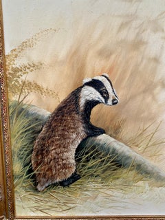 Portrait of an English  Bagger in a Landscape.