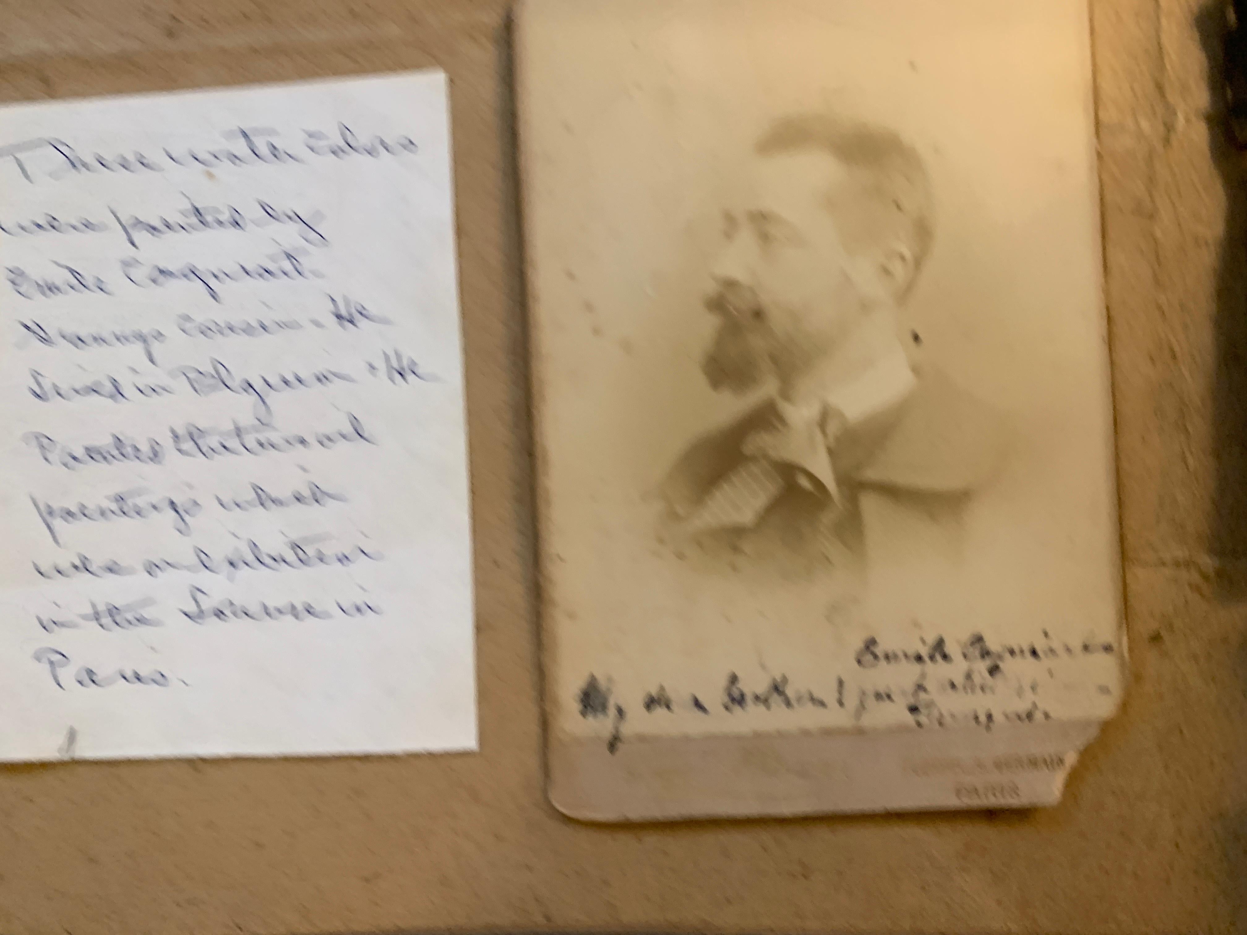 Landschaften aus dem 19. Jahrhundert mit Bleistift und Tusche aus einem Skizzen Ordner – Art von Emile Cagniart