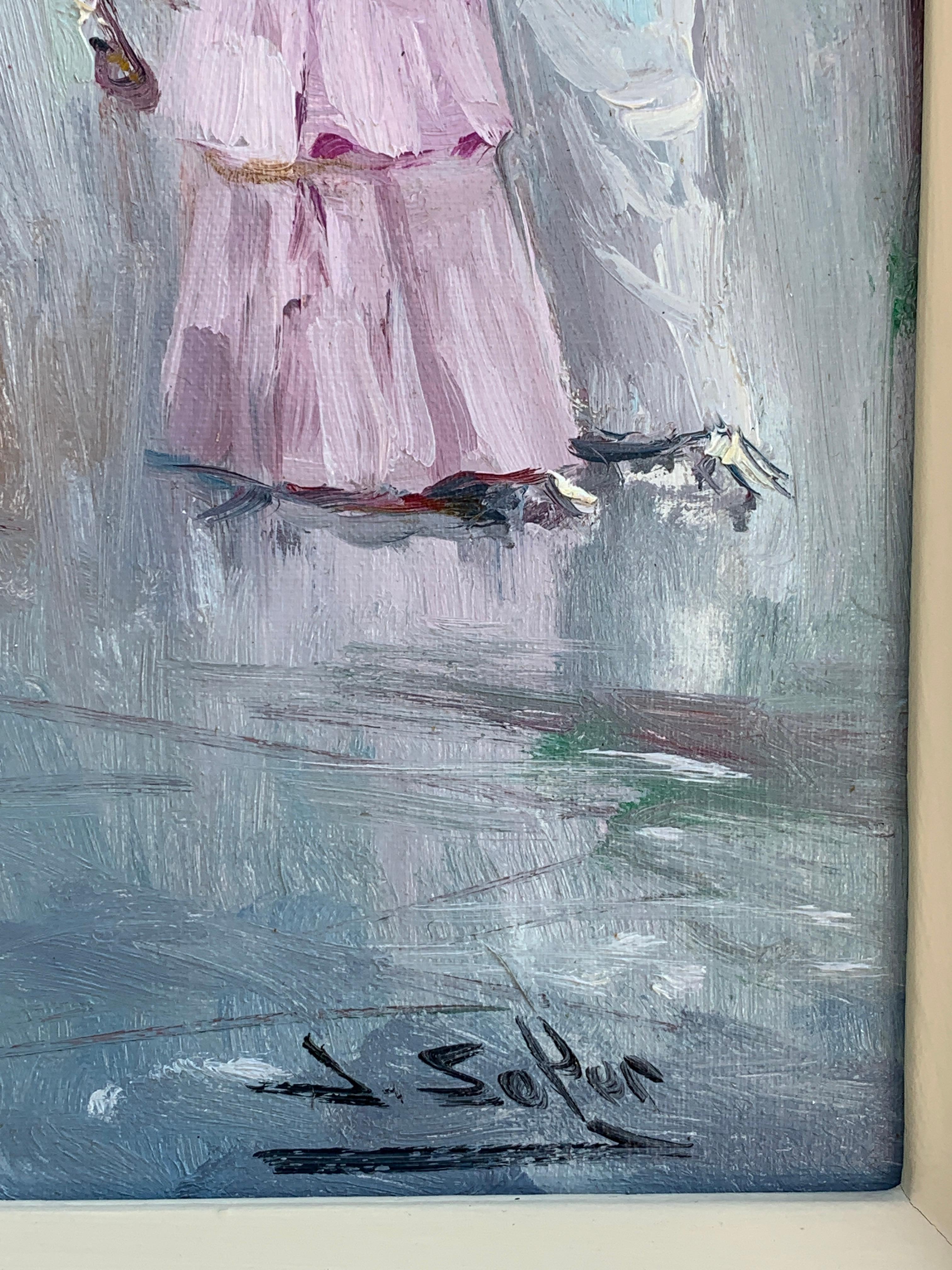 20th-century Impressionist French-style figures in a Parisian cityscape

His work is very decorative and highly sought after. Many of his paintings are in collections throughout the world.

 Soler is a Catalonian (Spain) artist, also signing his