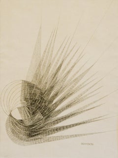 Expansion - Drawing, Pencil, Kinetism, Geometrical, Spikes, Circles, 1930's