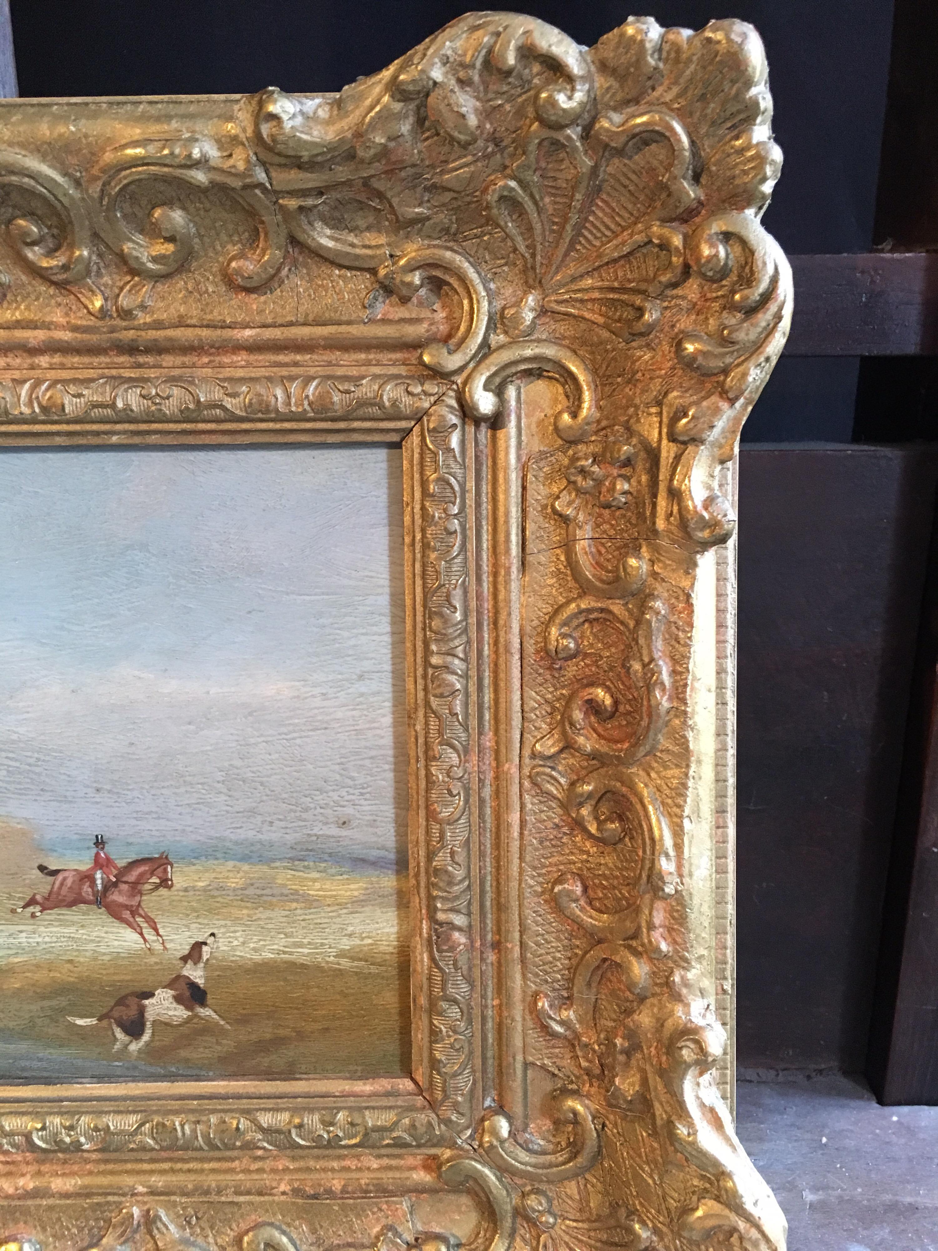 The Hunt (part 3), Victorian British Oil Painting, Signed 5