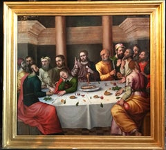 The Last Supper, circa 1500, Important Early Old Master Oil Painting