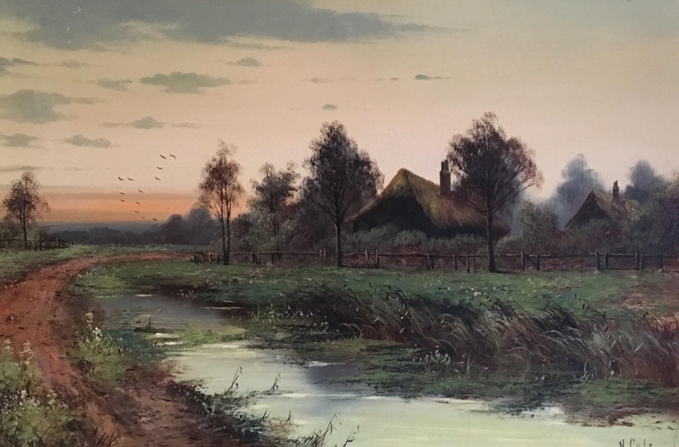 original english landscape painting for sale