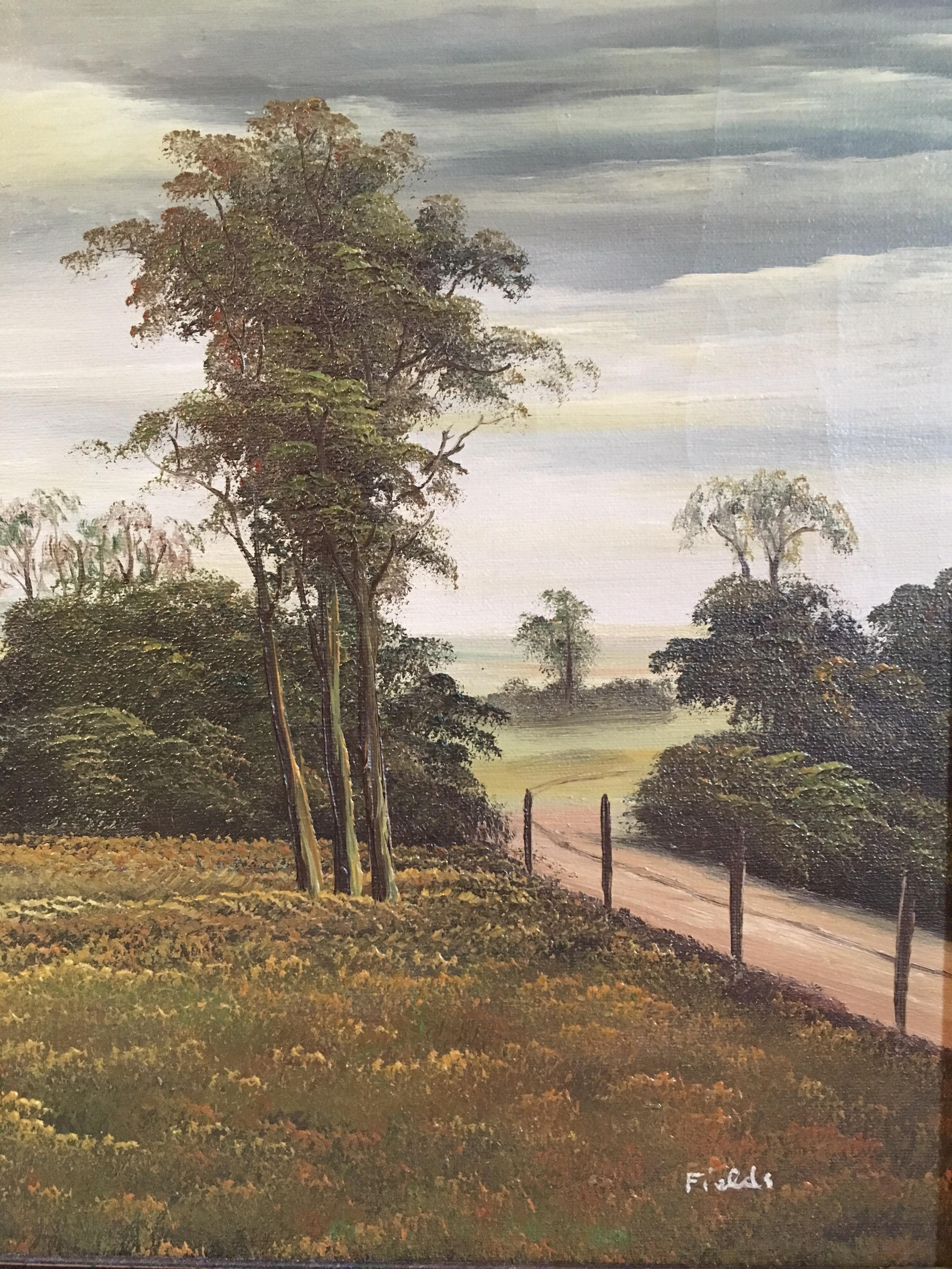 British Country Lane, Fine Impressionist Landscape, Signed Original Oil Painting
By British artist 