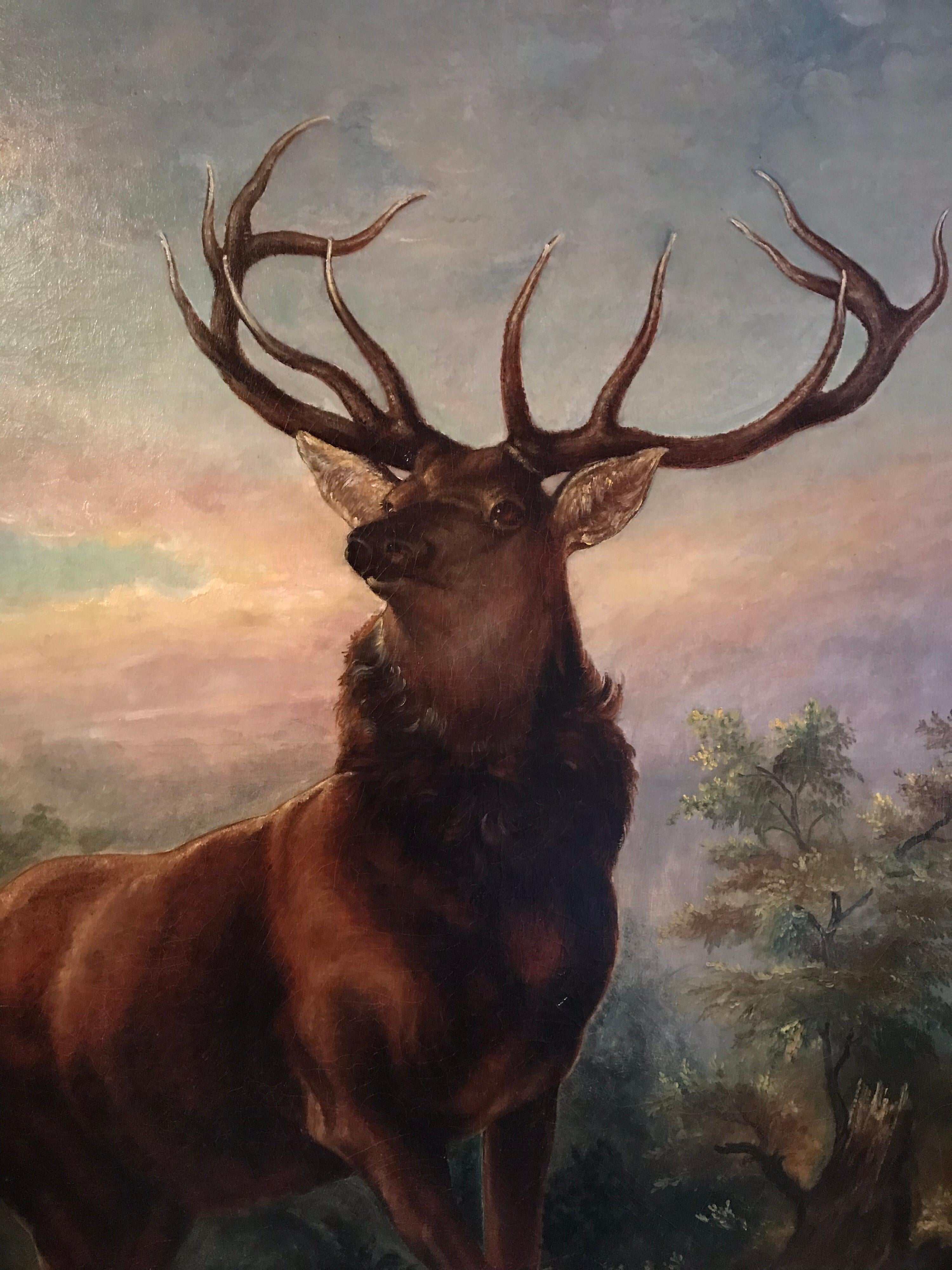 prince george reindeer painting