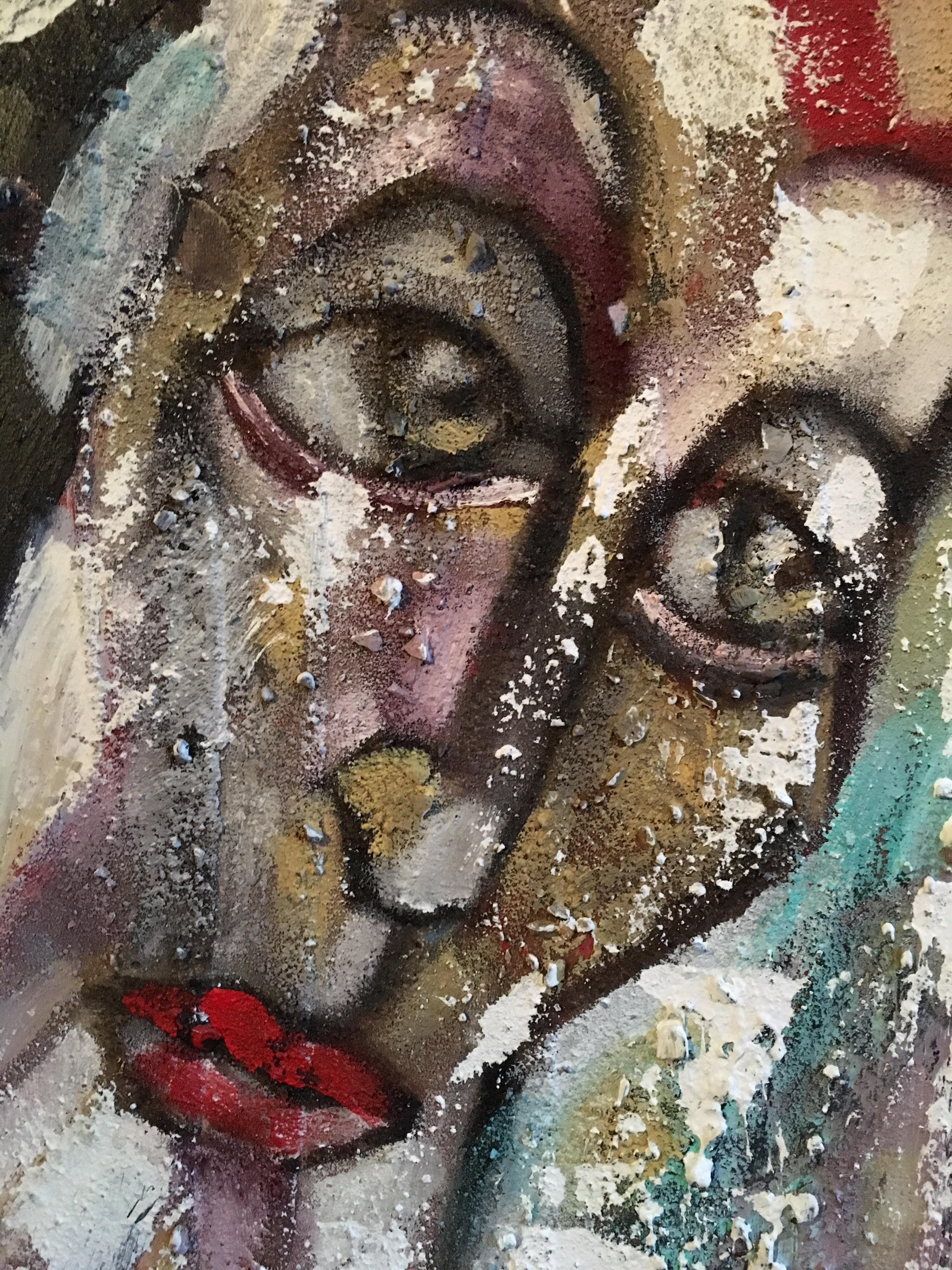 Ritratto di grande effetto, colori scuri, 