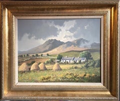 The Mournes Irish Mountains, County Down, Oil Painting Signed