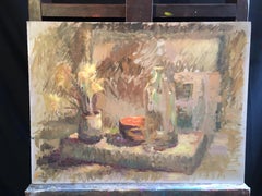 Abstract Still Life, Muted Colours, Original Oil Painting